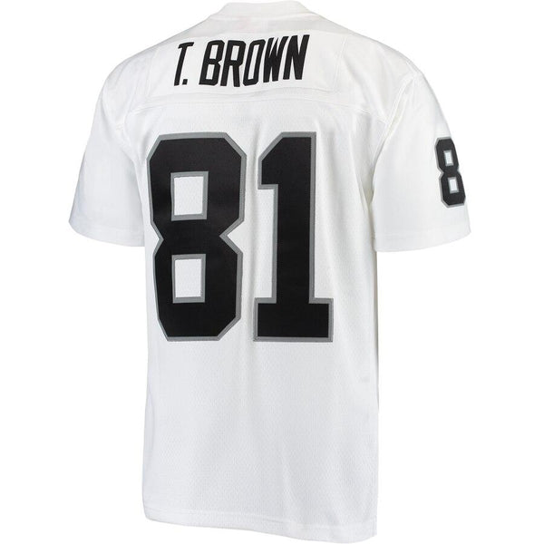 Tim Brown Oakland Raiders Mitchell &amp; Ness 1997 Replica Retired Player Jersey - White 2019