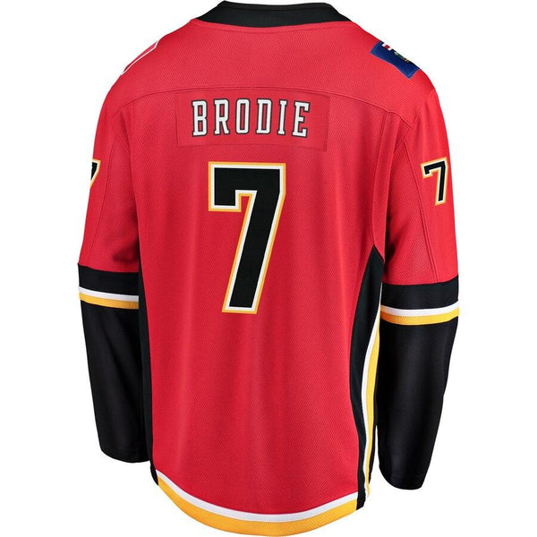 TJ Brodie Calgary Flames Breakaway Player Jersey – Red 2019