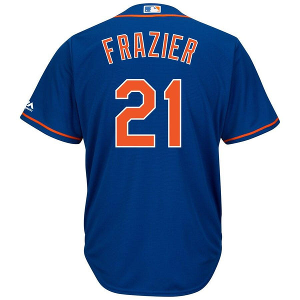 Todd Frazier New York Mets Majestic Official Cool Base Player Jersey – Royal 2019