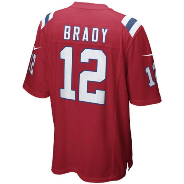 Tom Brady New England Patriots Alternate Game Jersey - Red 2019