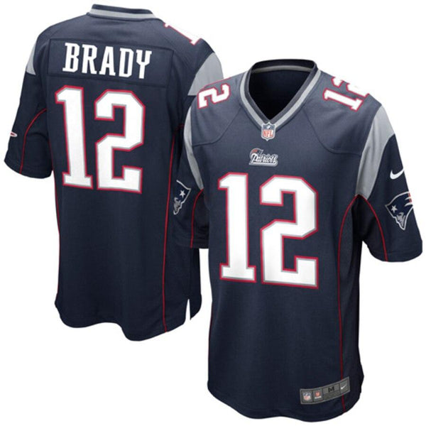 Tom Brady New England Patriots Game Jersey - Navy Blue 2019