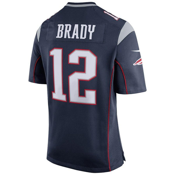 Tom Brady New England Patriots Super Bowl LIII Bound Game Jersey – Navy 2019