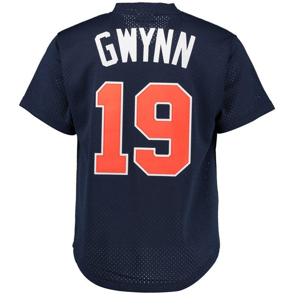 Tony Gwynn San Diego Padres Mitchell &amp; Ness Cooperstown Mesh Batting Practice Jersey - Navy 2019