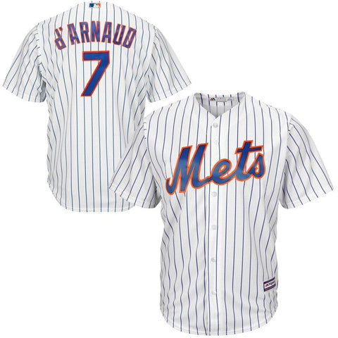 Travis D'Arnaud New York Mets Majestic Cool Base Player Jersey - White 2019