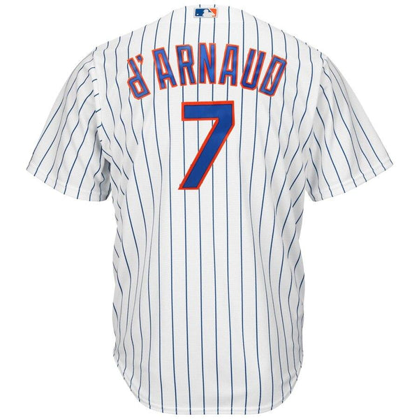 Travis D'Arnaud New York Mets Majestic Cool Base Player Jersey - White 2019
