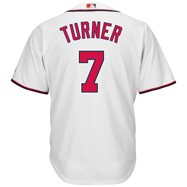 Trea Turner Washington Nationals Majestic Cool Base Jersey - White 2019
