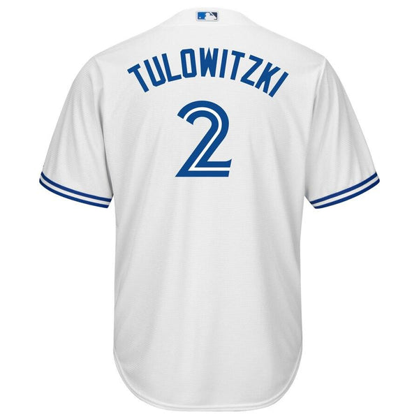 Troy Tulowitzki Toronto Blue Jays Majestic Official Cool Base Player Jersey - White 2019