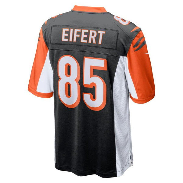 Tyler Eifert Cincinnati Bengals 50th Anniversary Patch Game Jersey - Black 2019