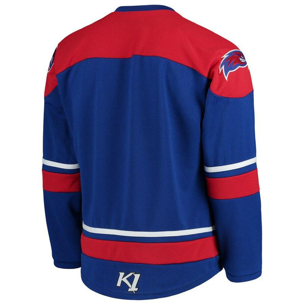 UMass Lowell River Hawks Replica Hockey Jersey – Royal 2019