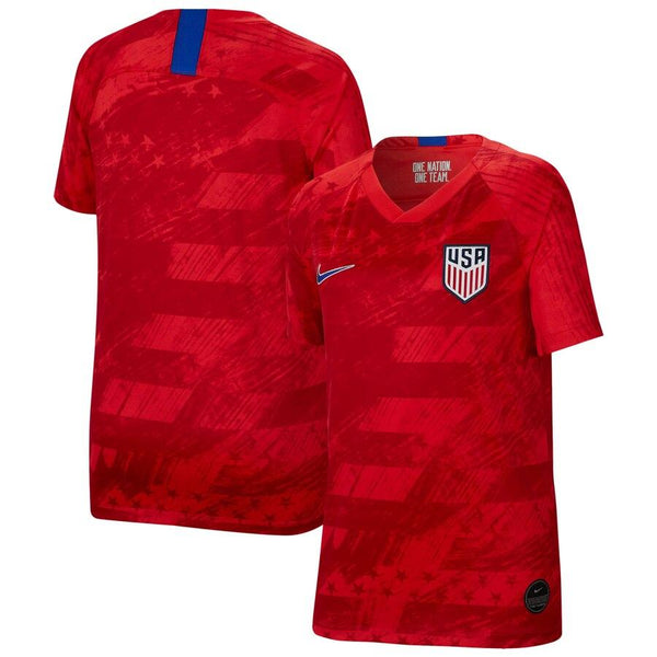 USMNT Youth 2019 Away Replica Stadium Jersey - Red 2019