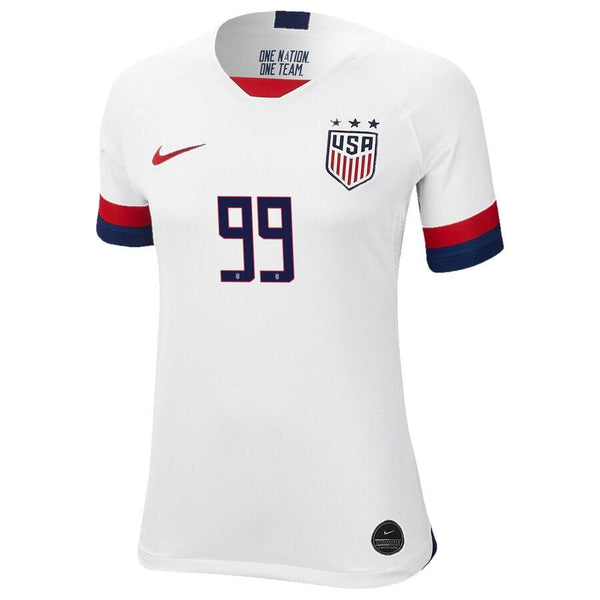 USWNT Women's 2019 Home Stadium "99ers" Custom Jersey – White 2019