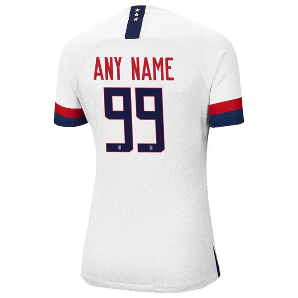 USWNT Women's 2019 Home Stadium "99ers" Custom Jersey – White 2019