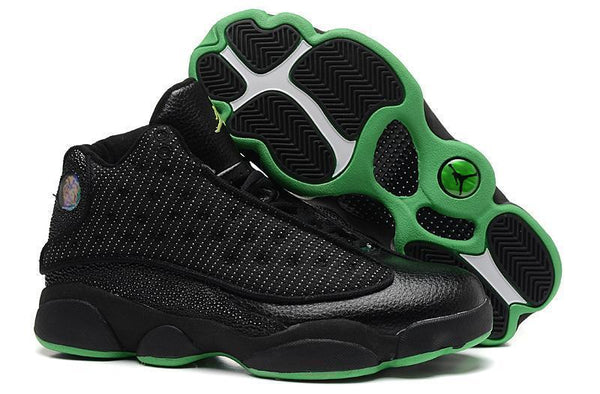 Nike Air Jordan Men 13 Retro Black/Green Men Size US 7 - 13