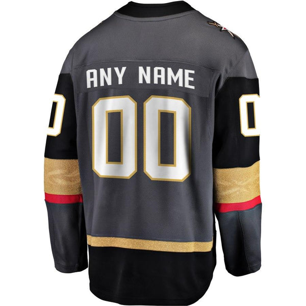 Vegas Golden Knights Home Breakaway Custom Jersey - Black 2019