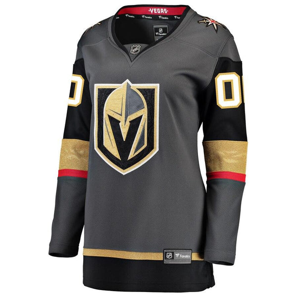 Vegas Golden Knights Women's Home Breakaway Custom Jersey - Black 2019