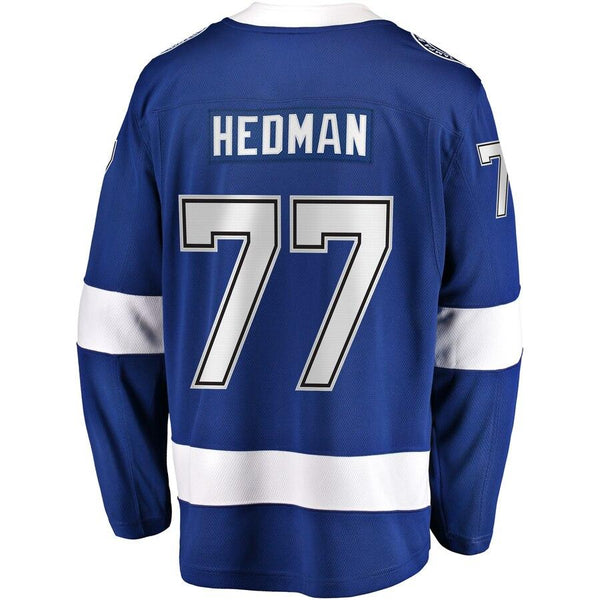 Victor Hedman Tampa Bay Lightning Home Premier Breakaway Player Jersey – Blue 2019