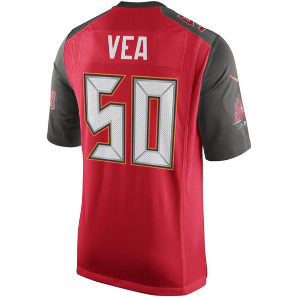 Vita Vea Tampa Bay Buccaneers Game Jersey – Red 2019