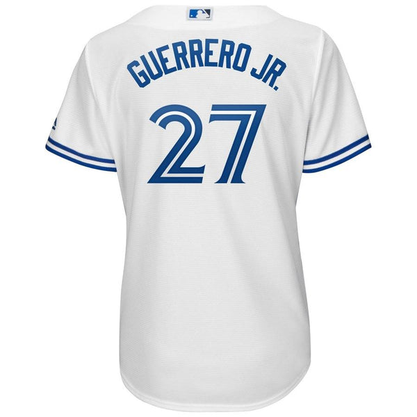 Vladimir Guerrero Jr. Toronto Blue Jays Majestic Women's Cool Base Player Jersey - White 2019
