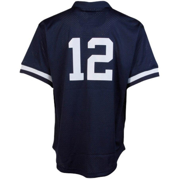 Wade Boggs New York Yankees Mitchell &amp; Ness Cooperstown Mesh Batting Practice Jersey - Navy 2019