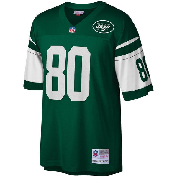 Wayne Chrebet New York Jets Mitchell &amp; Ness Retired Player Replica Jersey - Green 2019