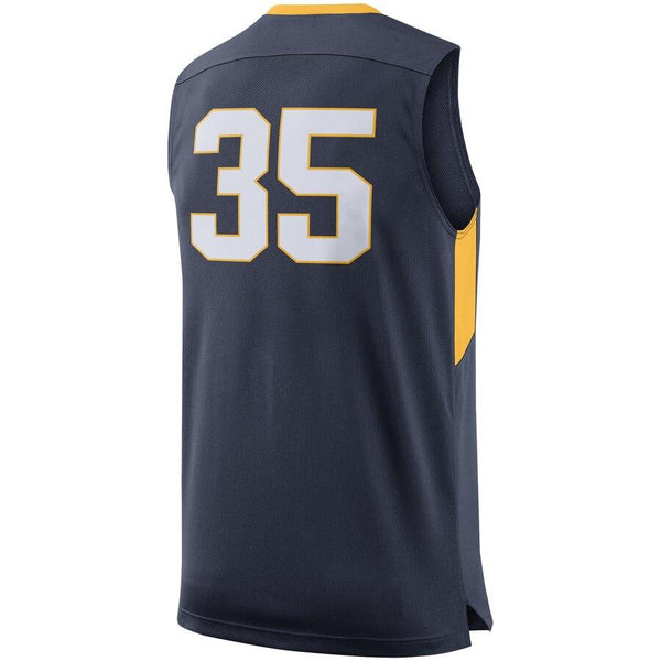 West Virginia Mountaineers College Replica Basketball Jersey – Navy 2019