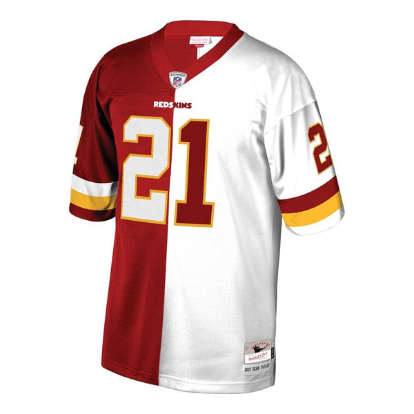 Sean Taylor Washington Redskins Mitchell &amp; Ness Retired Player Split Replica Jersey – Burgundy/White 2019