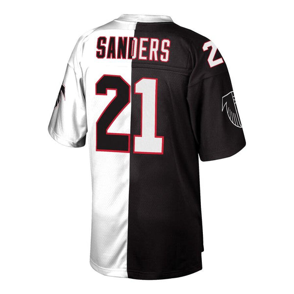 Deion Sanders Atlanta Falcons Mitchell &amp; Ness Retired Player Split Replica Jersey – Black/White 2019