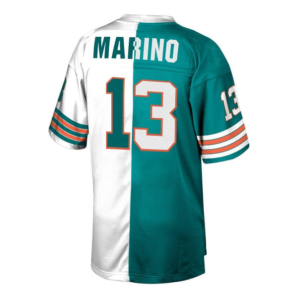 Dan Marino Miami Dolphins Mitchell &amp; Ness Retired Player Split Replica Jersey – Aqua/White 2019