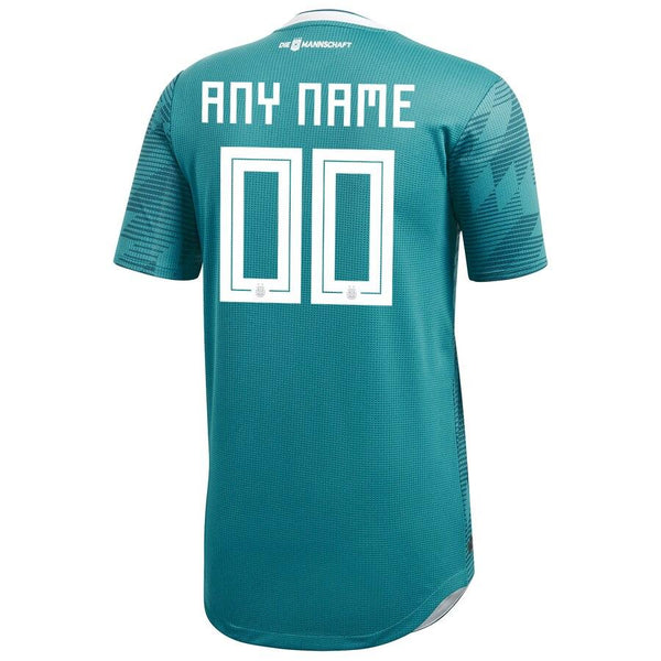 Germany National Team Away Custom Jersey – Green/White 2019