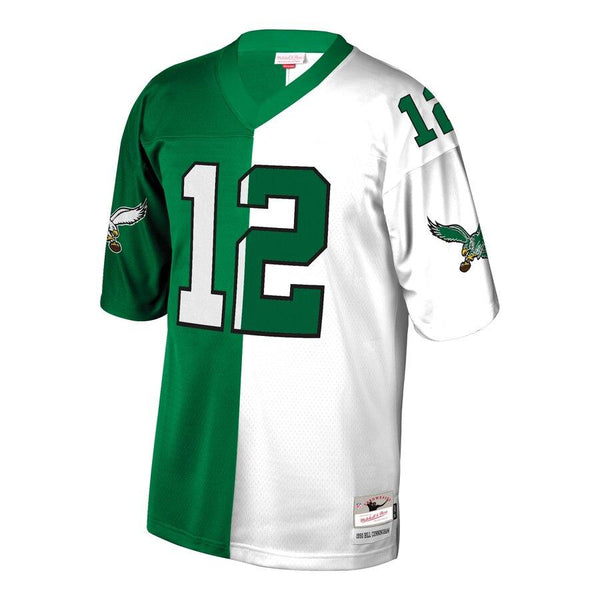 Randall Cunningham Philadelphia Eagles Mitchell &amp; Ness Retired Player Split Replica Jersey – Green/White 2019