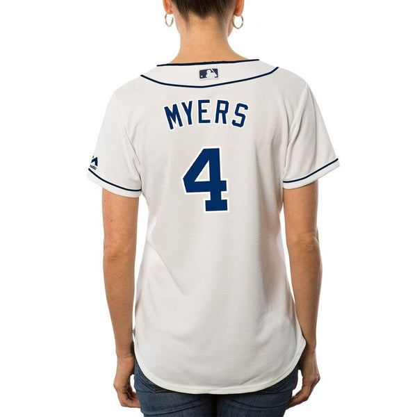 Wil Myers San Diego Padres Majestic Women's Cool Base Player Jersey - White 2019