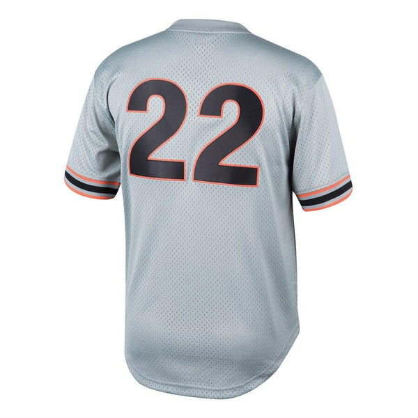 Will Clark San Francisco Giants Mitchell &amp; Ness Youth Cooperstown Collection Mesh Batting Practice Jersey – Gray 2019
