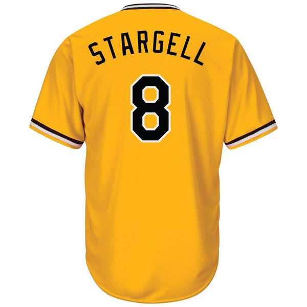 Willie Stargell Pittsburgh Pirates Majestic Alternate Cool Base Player Jersey - Gold 2019