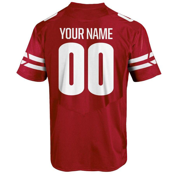 Wisconsin Badgers Under Armour Custom TC Jersey – Red 2019