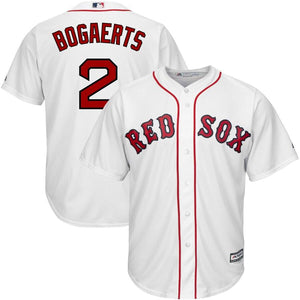 Xander Bogaerts Boston Red Sox Majestic Cool Base Player Jersey - White 2019