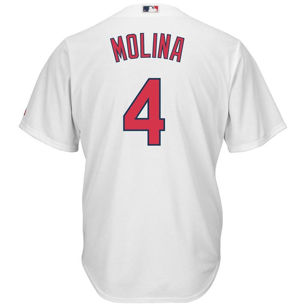 Yadier Molina St. Louis Cardinals Majestic Cool Base Player Jersey - White 2019