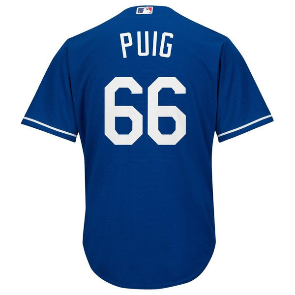 Yasiel Puig Los Angeles Dodgers Majestic Official Cool Base Player Jersey - Royal 2019