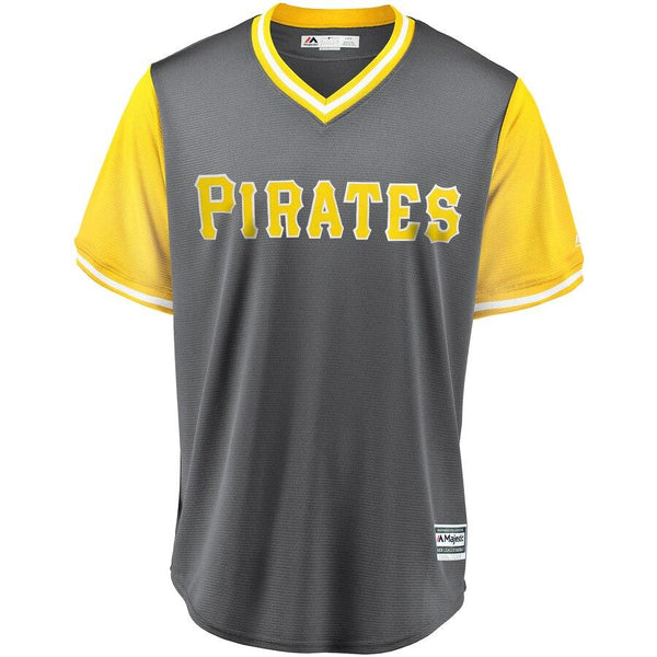 Josh Bell "JB" Pittsburgh Pirates Majestic Players' Weekend Cool Base Jersey – Gray/Yellow 2019