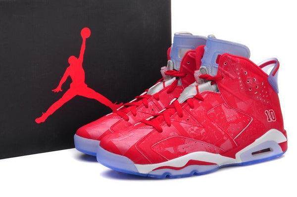 Nike Air Jordan 6 Retro Slam Dunk Red Shoes Sale Size US 7, 8, 8.5, 9, 10, 11, 12, 13