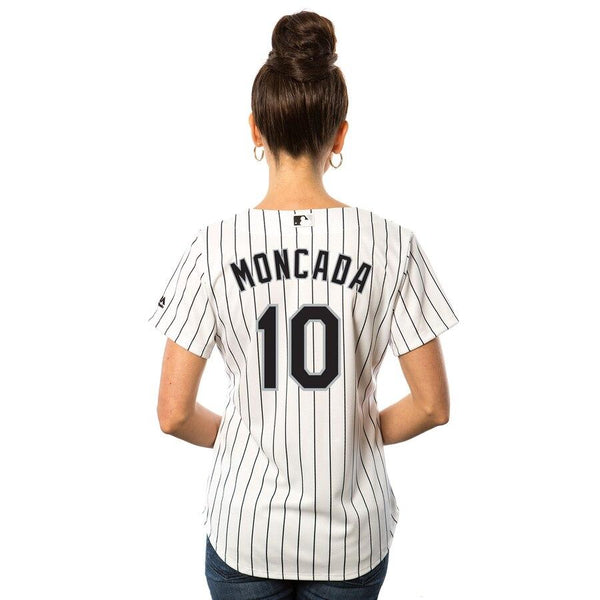 Yoan Moncada Chicago White Sox Majestic Women's Cool Base Replica Player Jersey – White 2019