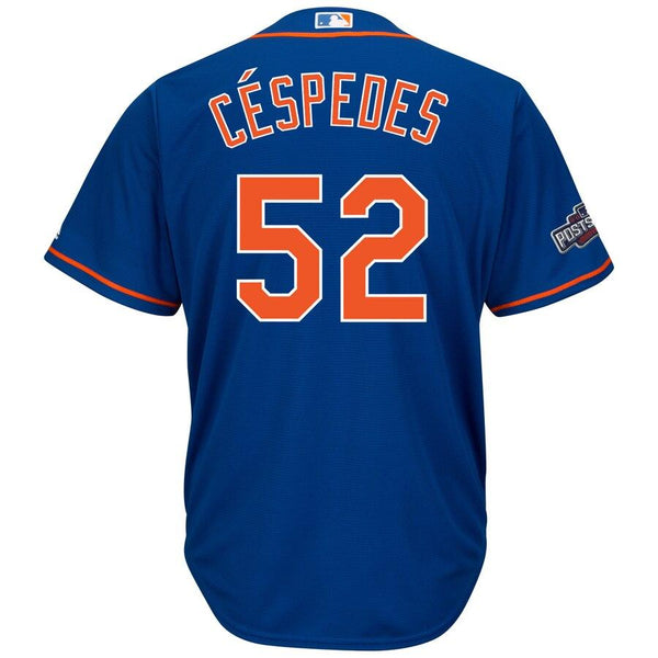 Yoenis Cespedes New York Mets Majestic 2016 Postseason Alternate Cool Base Jersey - Royal 2019