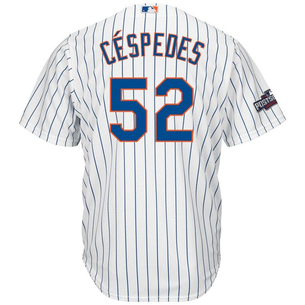 Yoenis Cespedes New York Mets Majestic 2016 Postseason Home Cool Base Jersey - White 2019