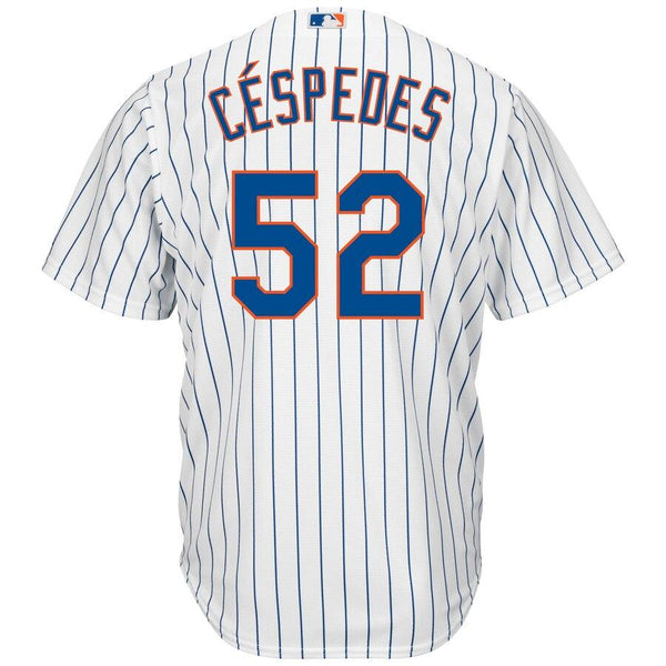Yoenis Cespedes New York Mets Majestic Official Cool Base Player Jersey - White 2019