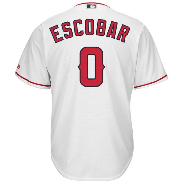 Yunel Escobar Los Angeles Angels Majestic Home Official Cool Base Replica Player Jersey - White 2019
