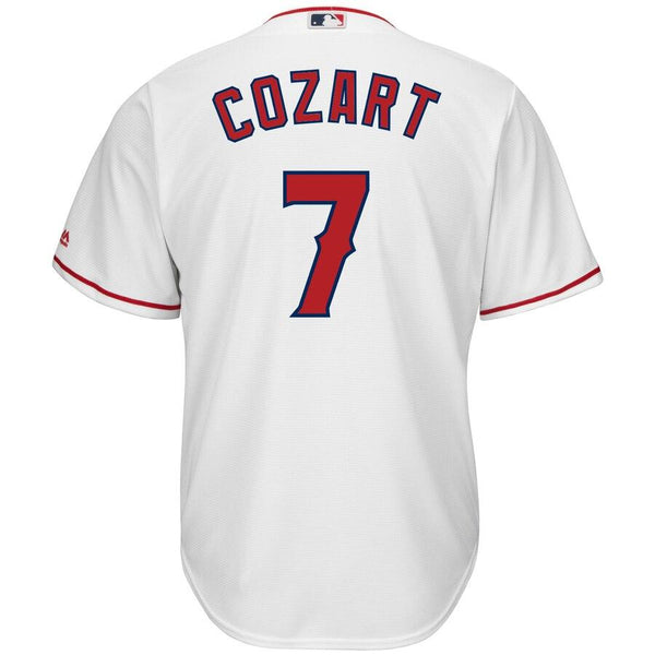 Zack Cozart Los Angeles Angels Majestic Home Cool Base Player Jersey – White 2019