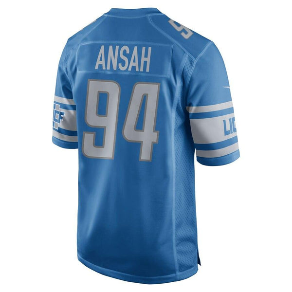 Ziggy Ansah Detroit Lions Game Jersey - Blue 2019