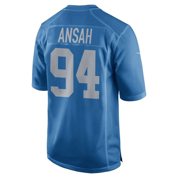 Ziggy Ansah Detroit Lions Throwback Game Jersey - Blue 2019